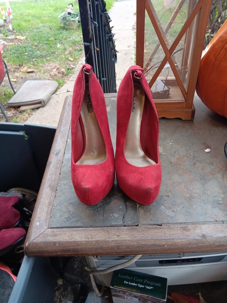 Red Women's High Heels Charlotte russe
