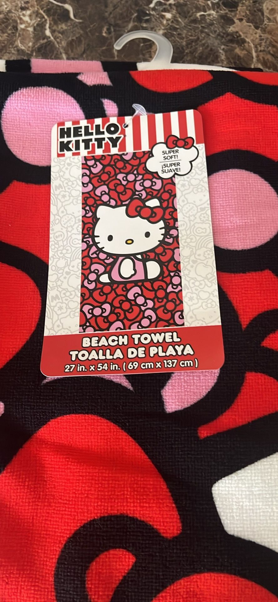 Hello Kitty Bows Towel