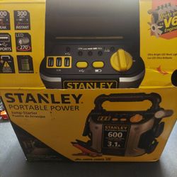 STANLEY J309 Portable Power Station Jump Starter 600 Peak Amp:  USED WORKING
