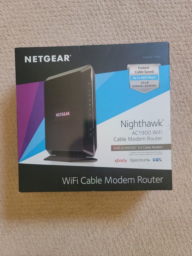 Netgear Nighthawk Cable Modem And Router