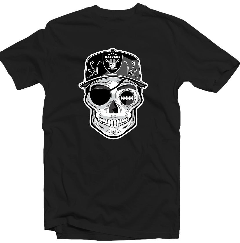 Raiders Sugar  Skull  Shirt 