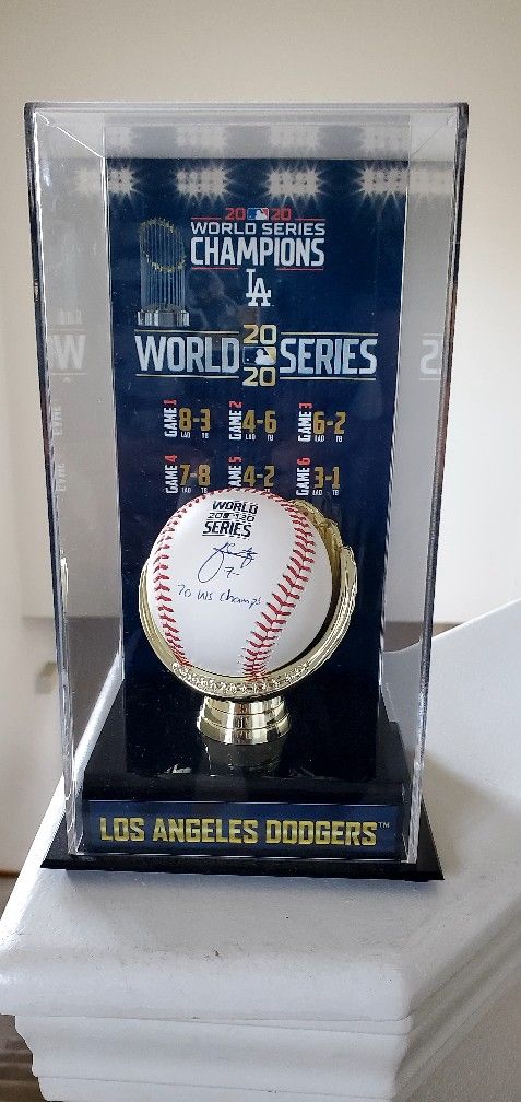 Julio Urias Autograph Baseball