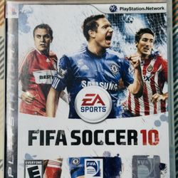 PlayStation 3 PS3 FIFA Soccer 10 Tested & Working EA Sports 2009 W/Manual!
