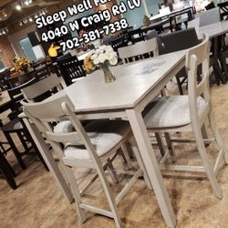 🙋‍♂️5pc Dining- Table-Chairs-Furniture 👉 Starting $249