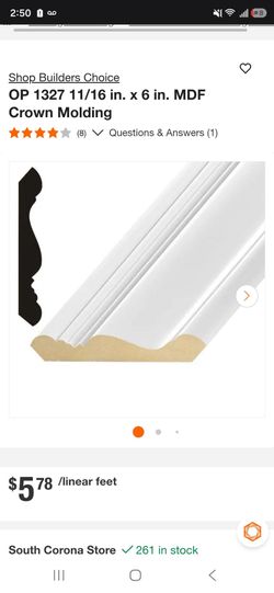 Crown Moulding MFP 6 inches