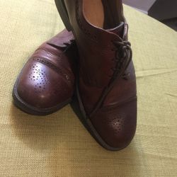 Johnson & Murphy Shoes Made In Italy ( Size 9.5M) Real Leather 