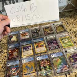 Entire lot Of Graded Pokemon Cards