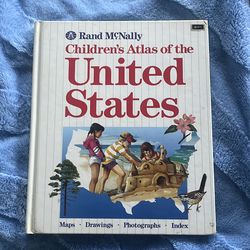 Rand McNally Children's Atlas of the United States (1989, Hardcover)