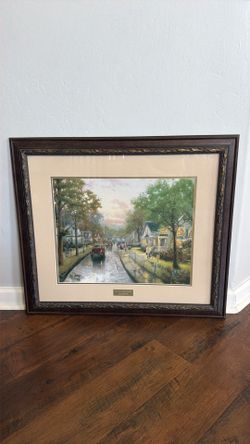 Thomas Kinkade “Home Interiors 50th Anniversary” Library Edition — Framed Lithograph