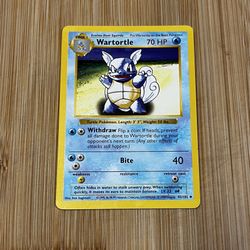 Wartortle Shadowless Rare Mint Pokémon card