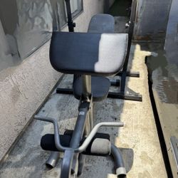 Adjustable Olympic Weight Bench With Precher Pad Stands