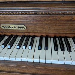 Schafer and Sons Upright Piano