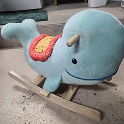 Whale Rocking Horse 