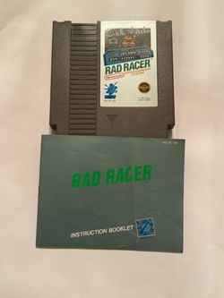 Rad Racer (NES) | Cleaned & Tested | Manual | Authentic