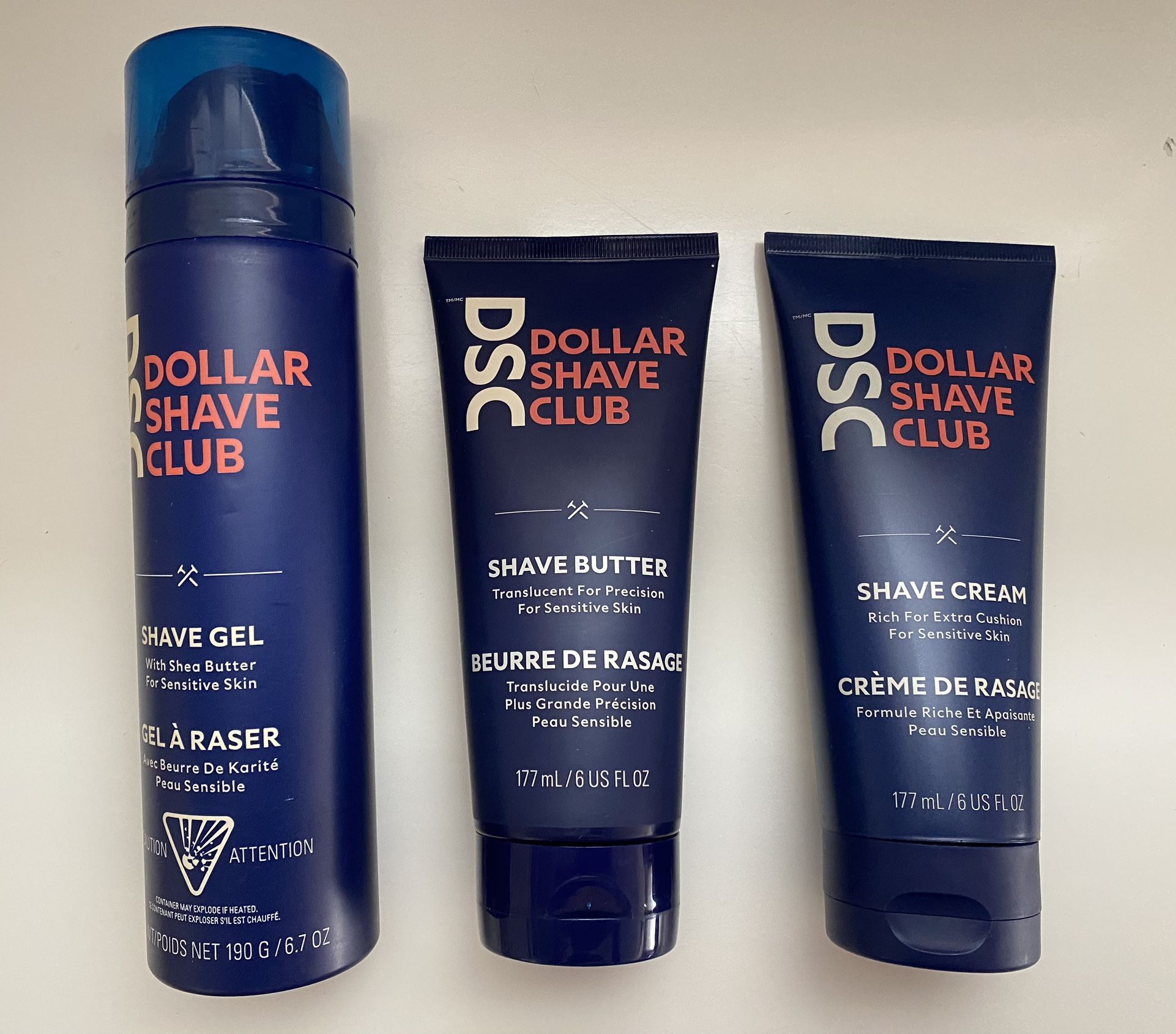Dollar Shave Club shaving gel or shave cream 2 for $3