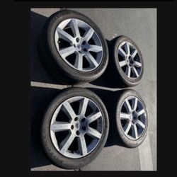 4 - 225/50r17 235/50r17 5x114.3 5x4.5 Stock Nissan 350z 370z Maxima G35 G37 Altima Civic Accord Wheels Rims Good Treads Tires!!!!!!!!!!!!