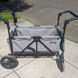 Kids Jeep Stroller Wagon