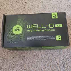 Well -d Dog Traing System Collar And Remote Brand New