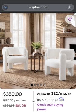 New chairs in box