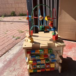 Wooden Maze Activity Toddler Toy 