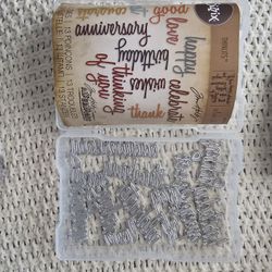 Sizzix Thinlits Die Celebration Words