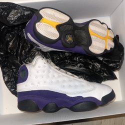 Jordan 13 Size 5.5y Lakers 