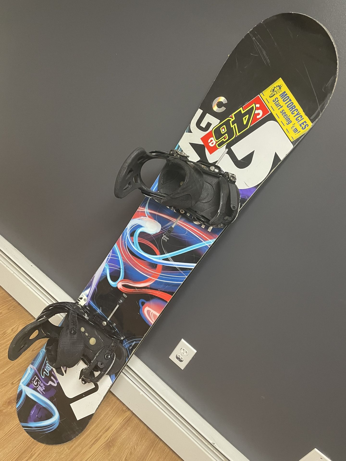 Burton Custom 157w, ICS Snowboard With Bindings