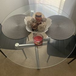 Glass Kitchen Table  