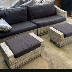 Patio Furniture With Ottomans