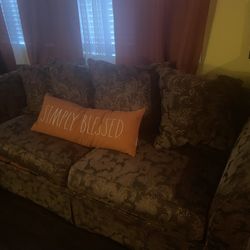 Love Seat And Couch