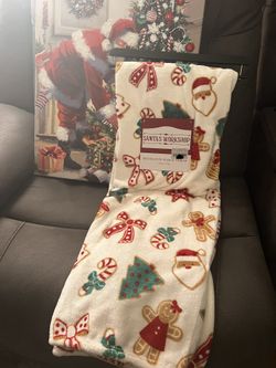 GINGERBREAD CHRISTMAS THROW