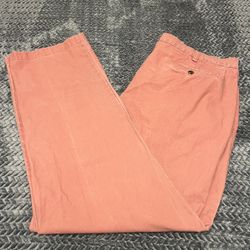 L.L. Bean Men’s Pants Size 40 X 34 Chino Pink