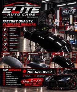 Auto body & collision paint & restore