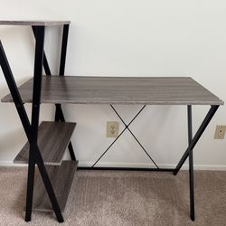 Computer Office Desk with shelves