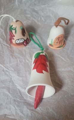Hand Painted Ceramic Bells
