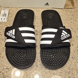 Adidas Flip Flops Size 8