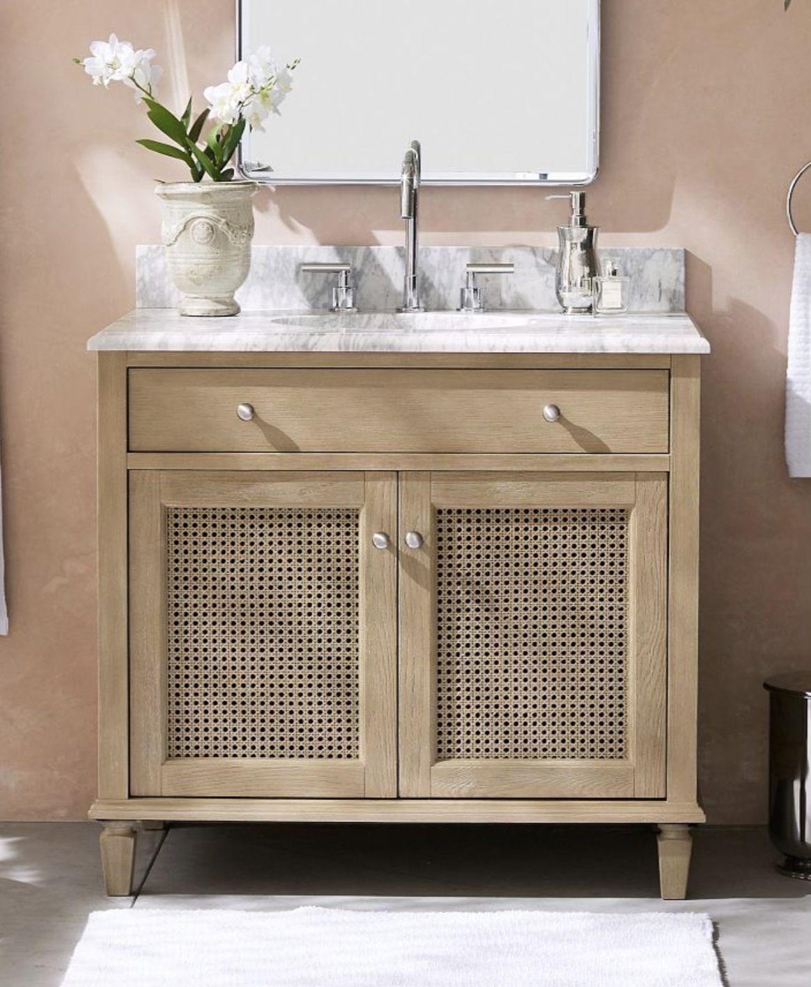 Pottery Barn Sausalito 36" Single Sink Vanity In Seadrift