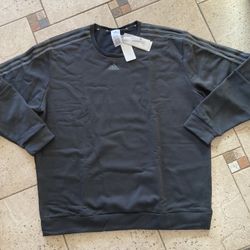 NWT Adidas Men’s Sweashirt Size XXL Black