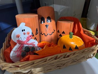 Halloween basket of goodies