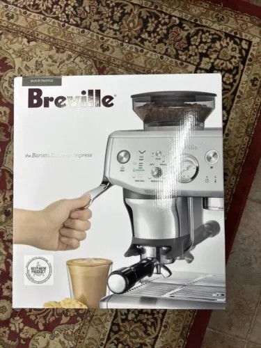 NEW Breville Barista Express Impress Espresso Machine * Black Truffle..
