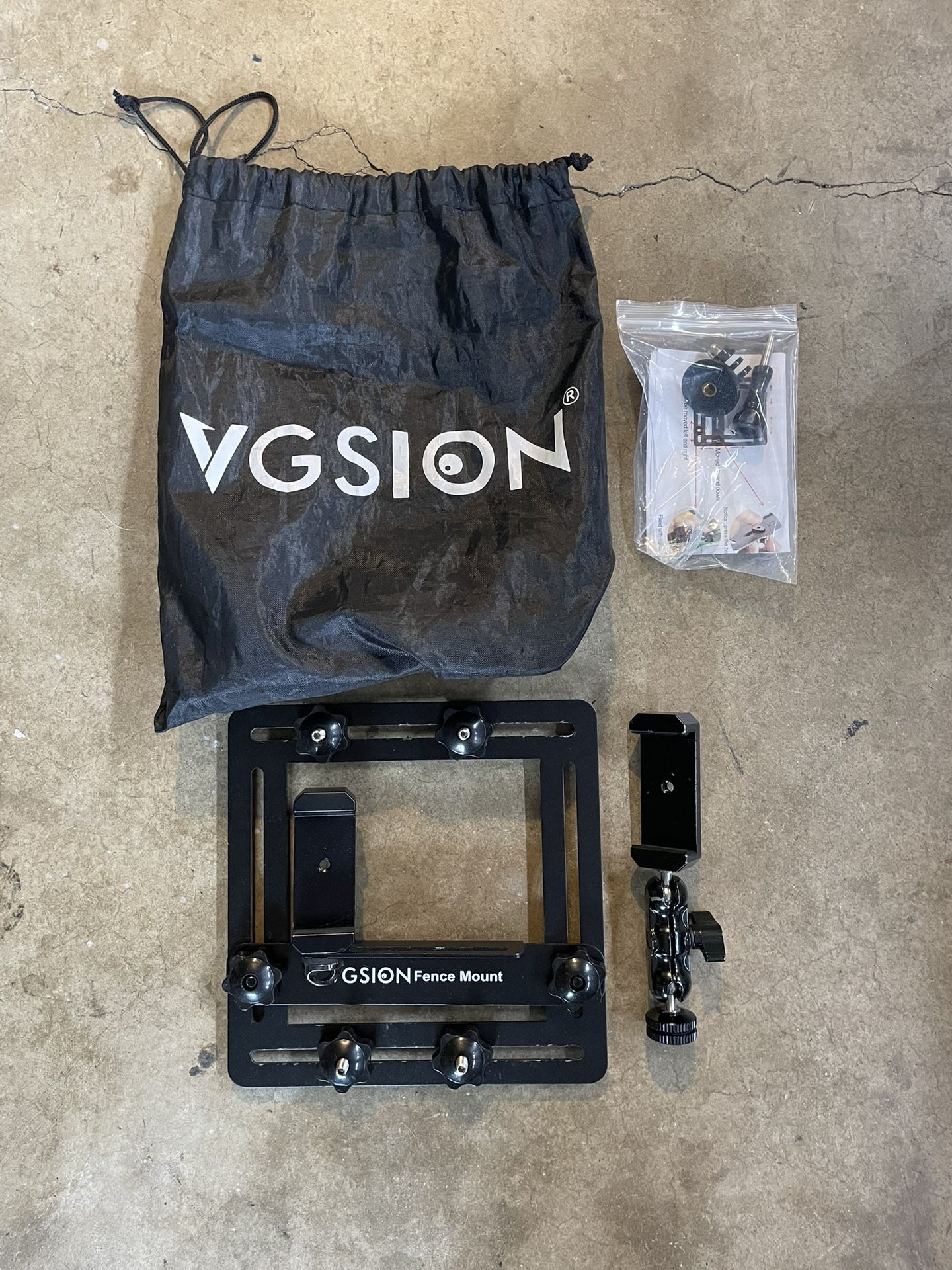 VGSION Cell Phone Fence Mount for GoPro iPhone Cameras Baseball Softball