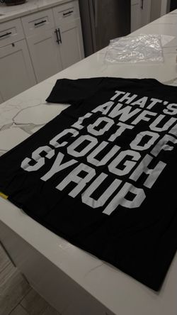 Black original Cough Syrup t-shit