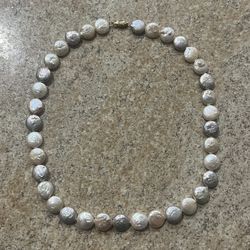 Freshwater Coin, Pearl Necklace