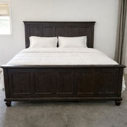 Solid Wood King Bed from Living Spaces Arizona