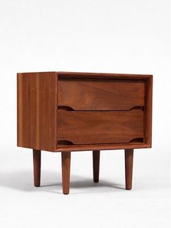 Mid-Century Modern Walnut Night Stand by Kent-Coffey, c. 1960's - Delivery Available