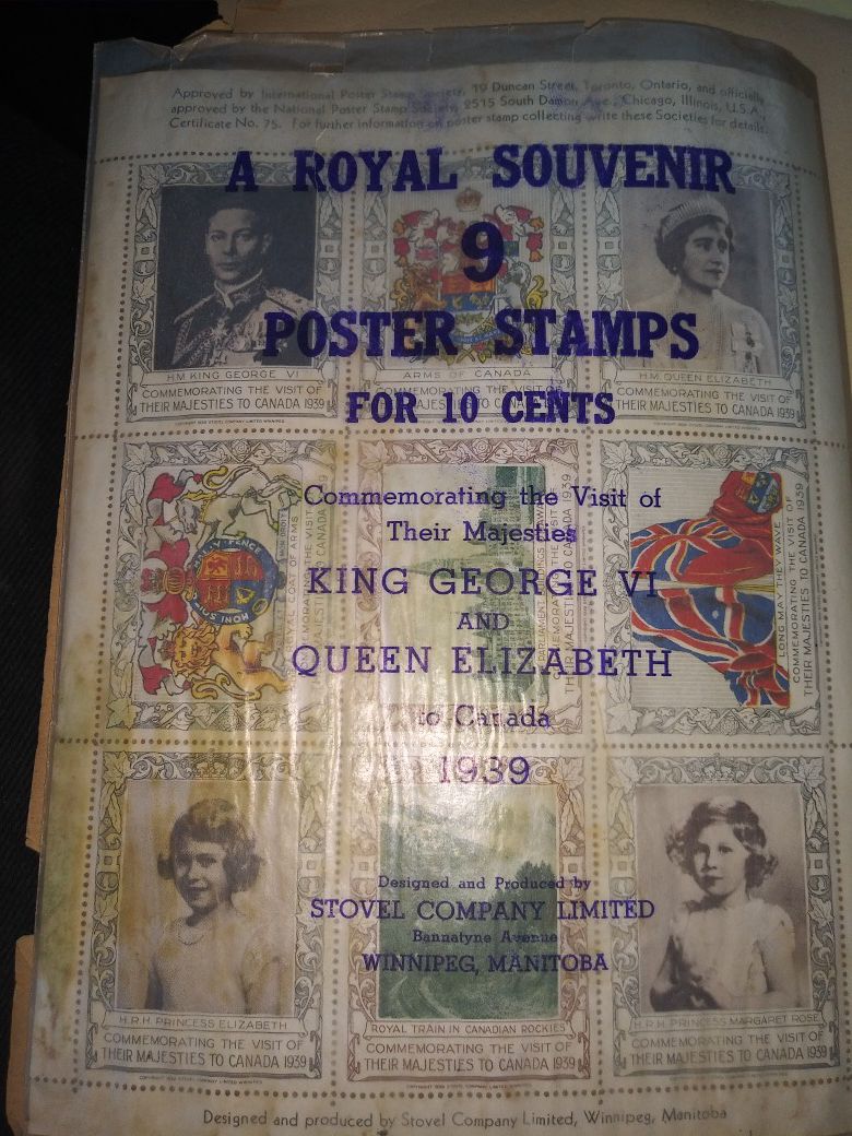 9 royal souvenir stamps make an offer