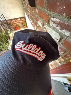 Navy Fresno State  Bucket Hat with Red Brim