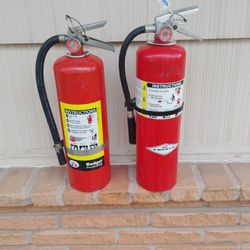 10 Bucks Each Fire Extinguishers