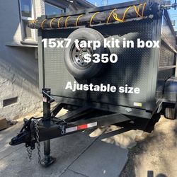 Tarp Kit Cover 15x7 In Box $350 Ajustable
