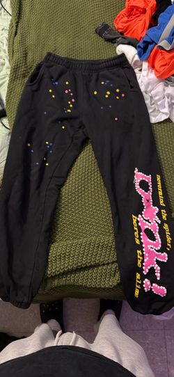 Spider pants black/pink v1